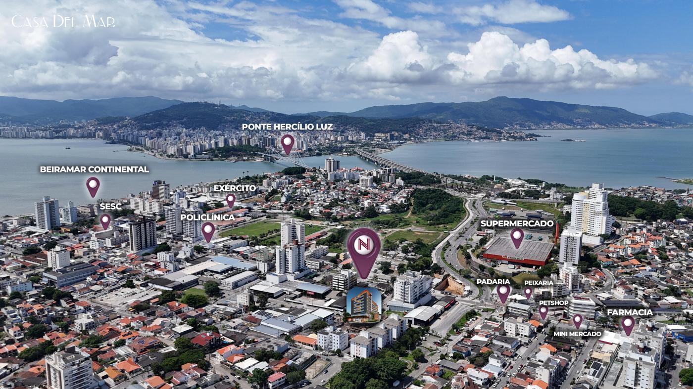 Apartamento de 2 quartos, 74m² no bairro Estreito, em Florianópolis | Eu Corretor