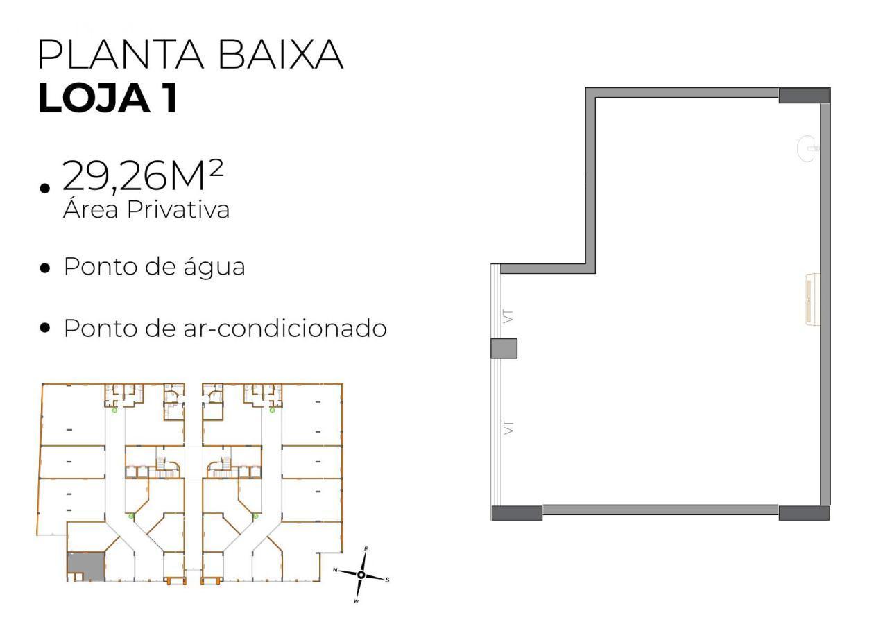 Loja / Salão / Ponto Comercial de 29m² no bairro Abraão, em Florianópolis | Eu Corretor