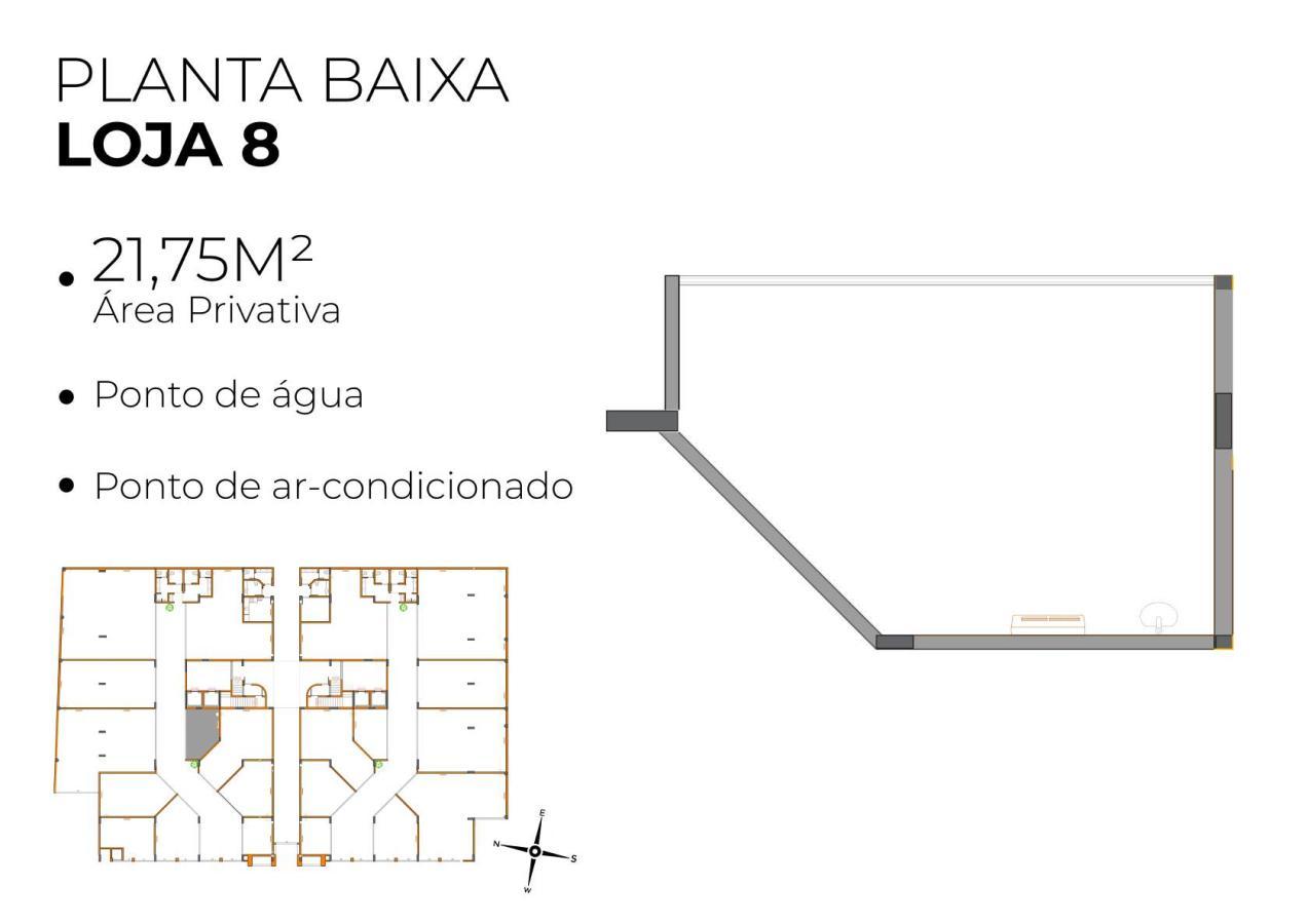 Loja / Salão / Ponto Comercial de 21m² no bairro Abraão, em Florianópolis | Eu Corretor