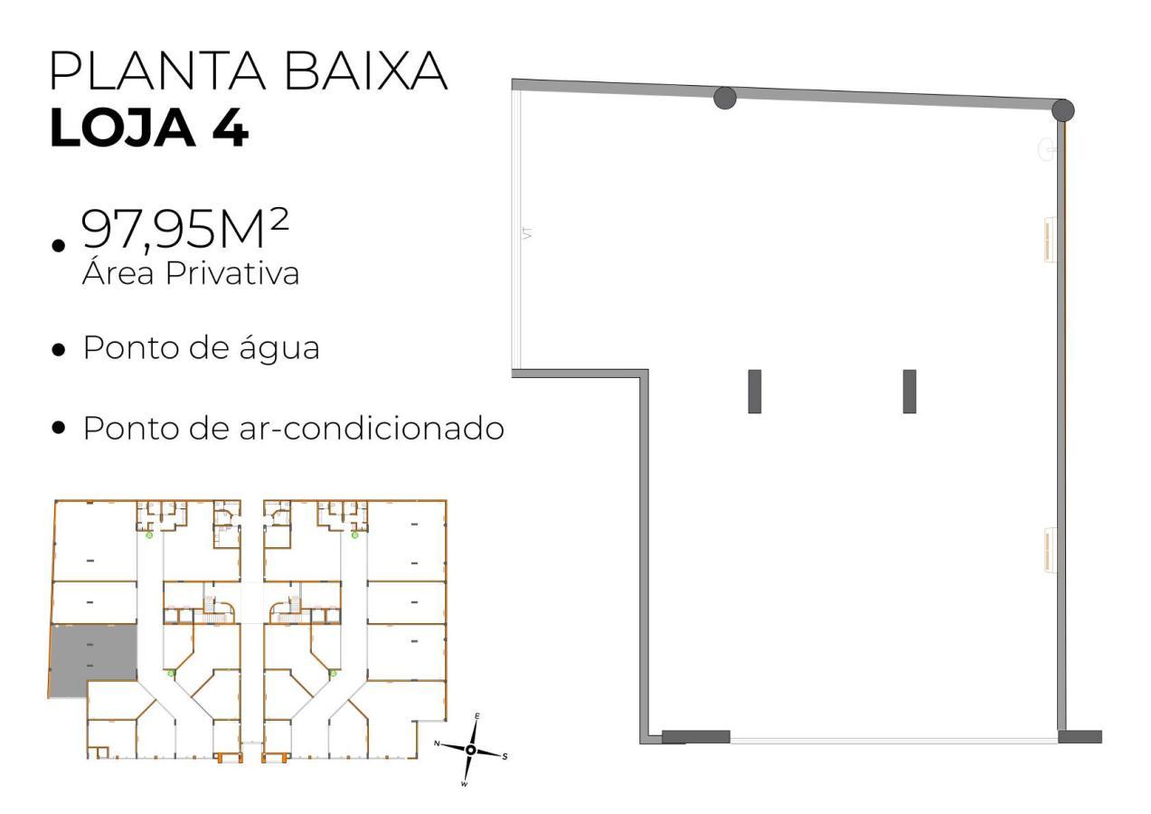 Loja / Salão / Ponto Comercial de 97m² no bairro Abraão, em Florianópolis | Eu Corretor